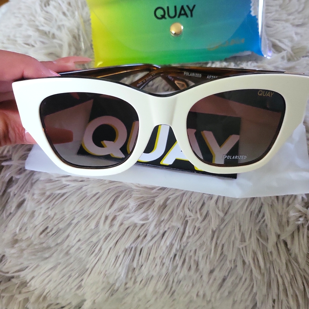 Quay polarized 'after hours luxe' sunglasses - brand new w/case & cleaning cloth